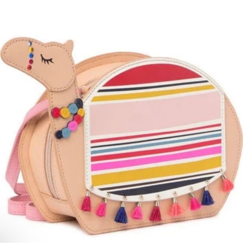 Kate Spade Camel "Spice Things Up" Leather Crossbody Bag Purse